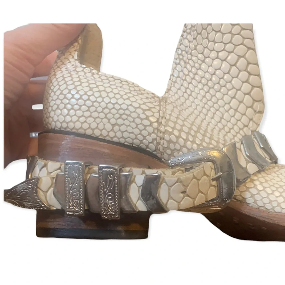 Freebird by Steven Cream Ankle Boots